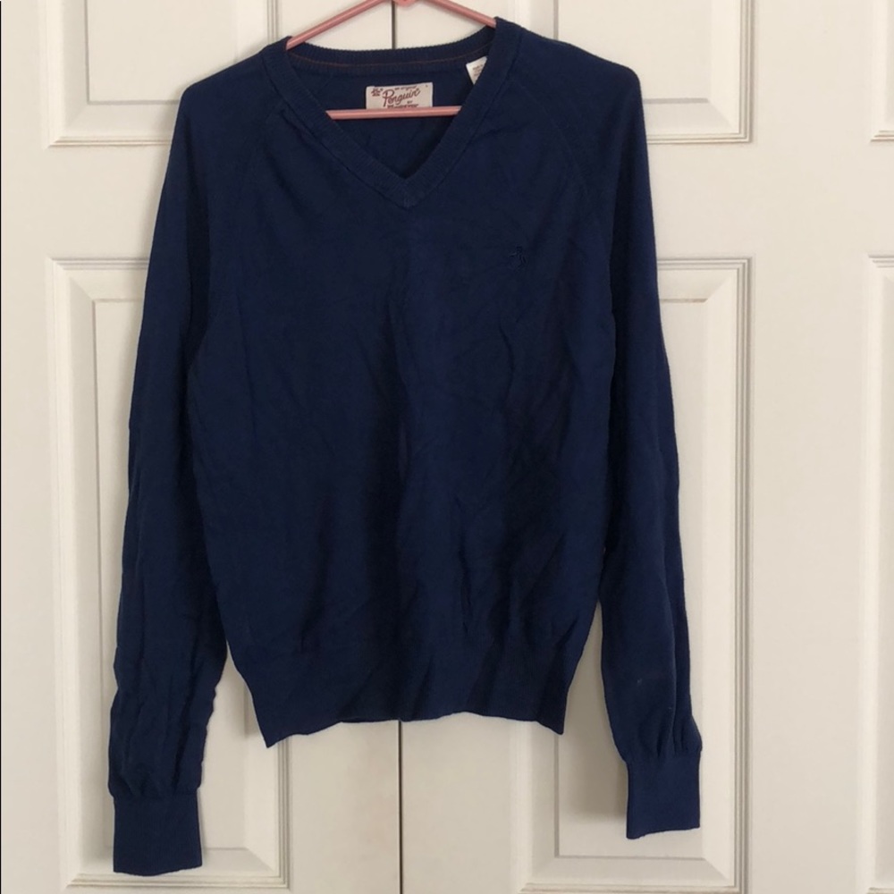 Men’s Penguin v-neck long sleeve size large
